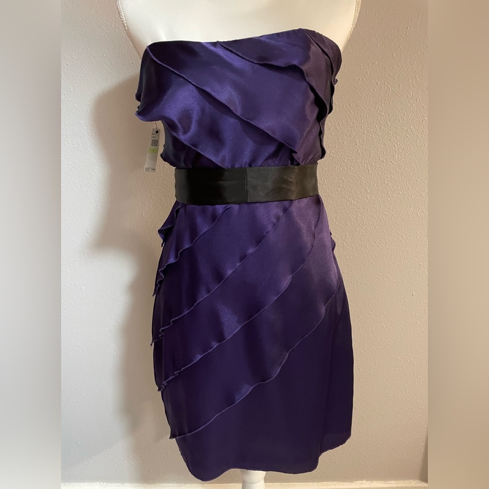 Laundry satin cocktail dress